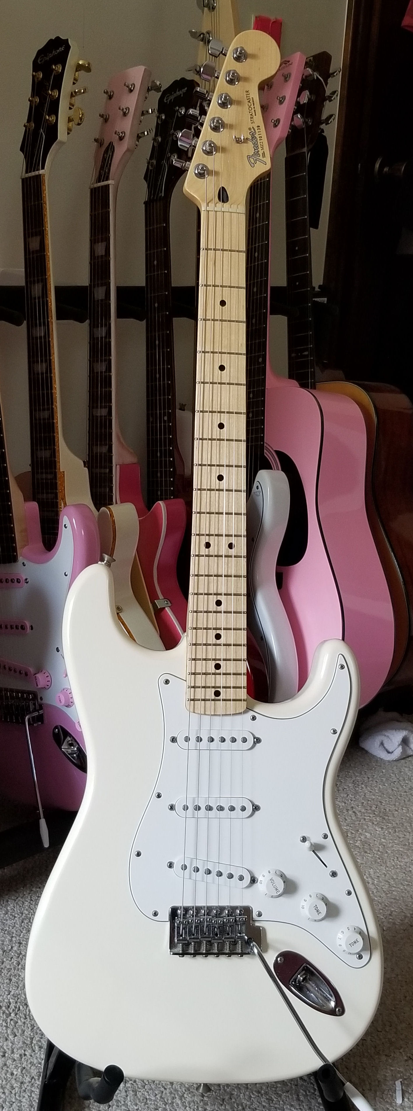 White Stratocaster